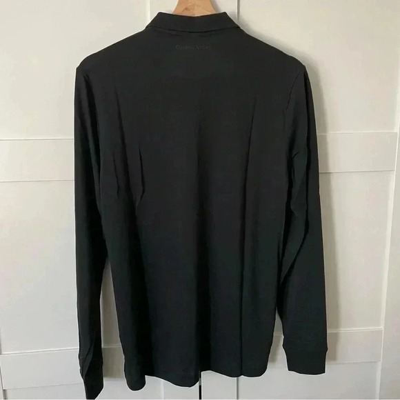 Outdoor Voices Birdie Long Sleeve Polo XXS Black Golf Preppy Oversized - Picture 2 of 13
